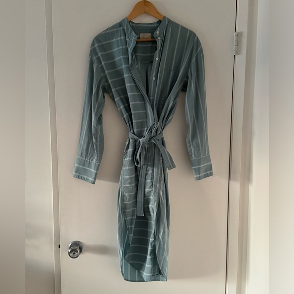 Wilfred blue and white stripe shirt dress - Picture 3 of 5